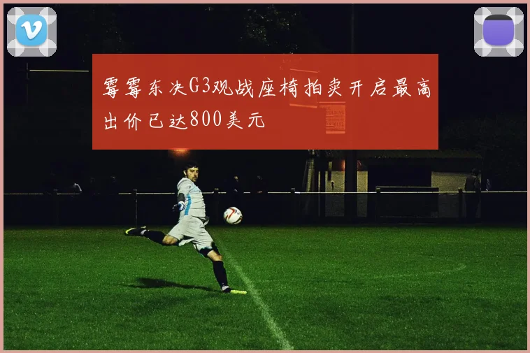 霉霉东决G3观战座椅拍卖开启最高出价已达800美元